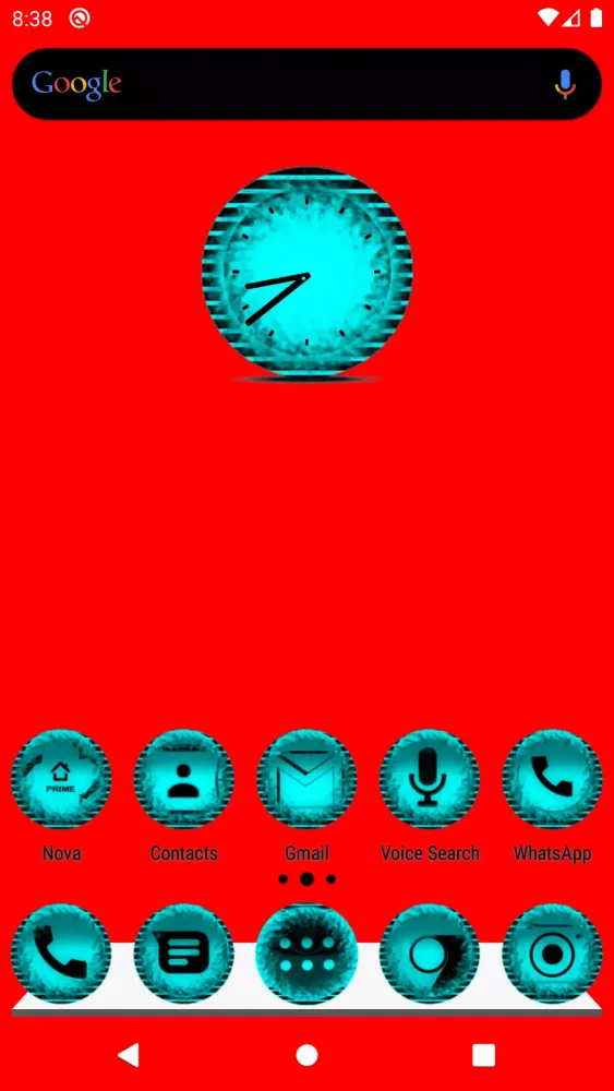 Cyan Icon Pack Style 5 Screenshots