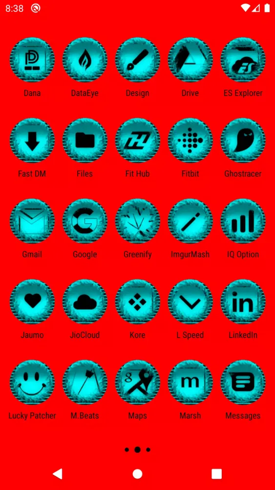 Cyan Icon Pack Style 5 Screenshots