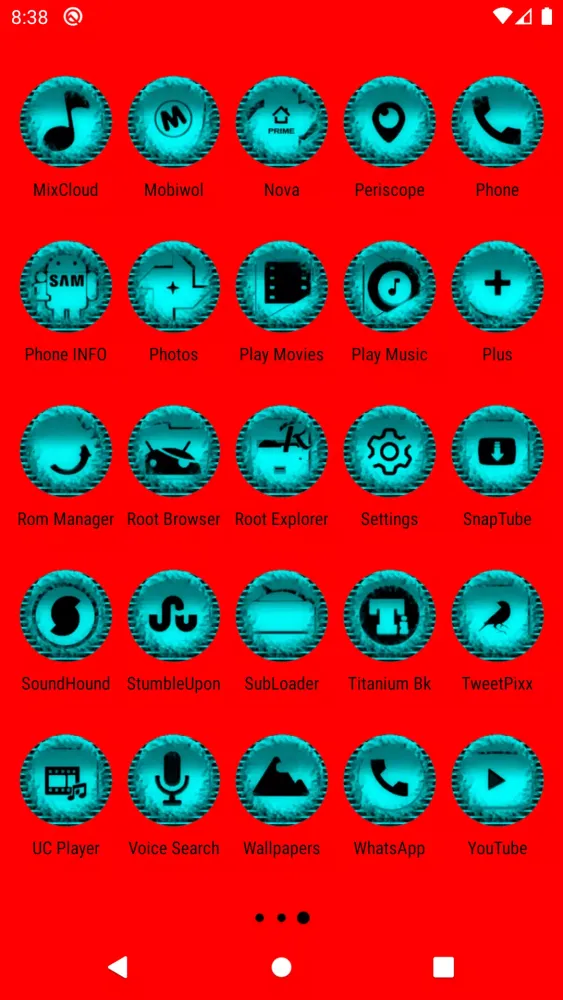 Cyan Icon Pack Style 5 Screenshots
