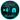 Flat Black and Cyan Icon Pack