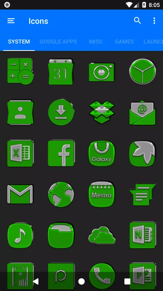 Green Icon Pack Screenshots