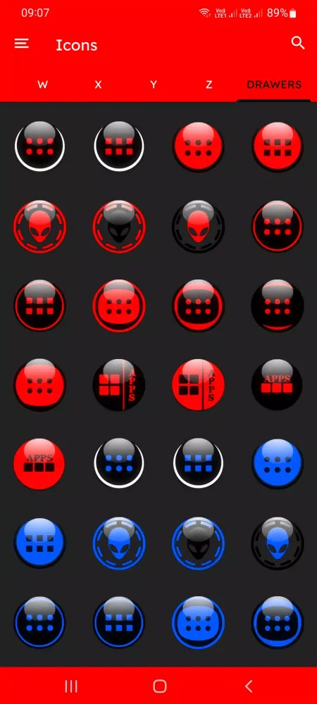 Скриншоты Green Pixl Glass Icon Pack