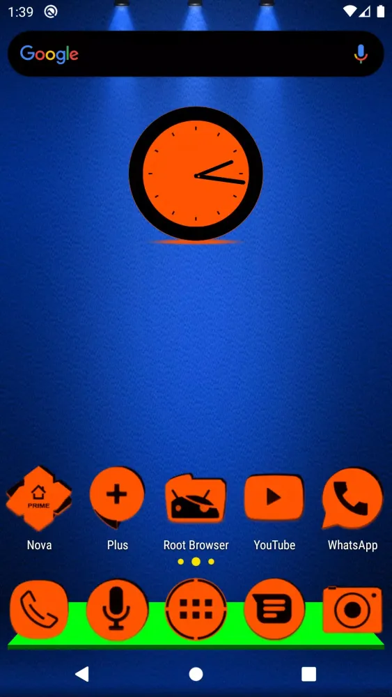Orange and Black Icon Pack應用截圖
