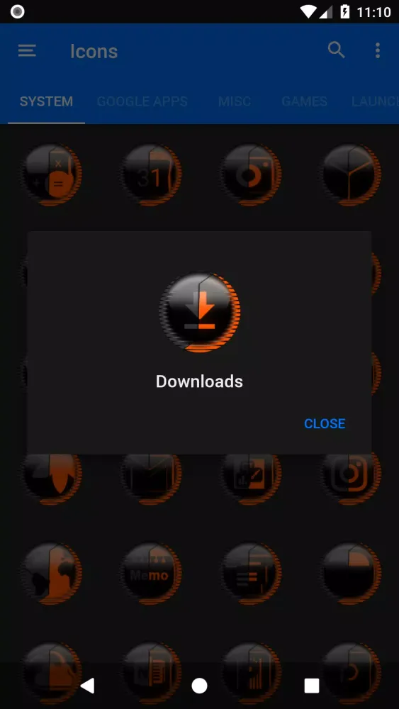Orange Icon Pack Style 8 Screenshots