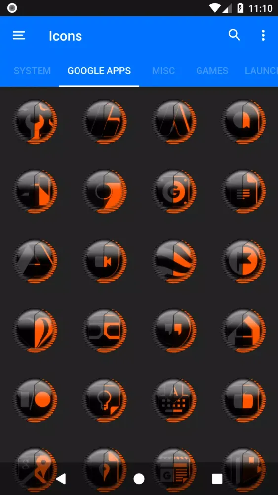 Orange Icon Pack Style 8 Screenshots
