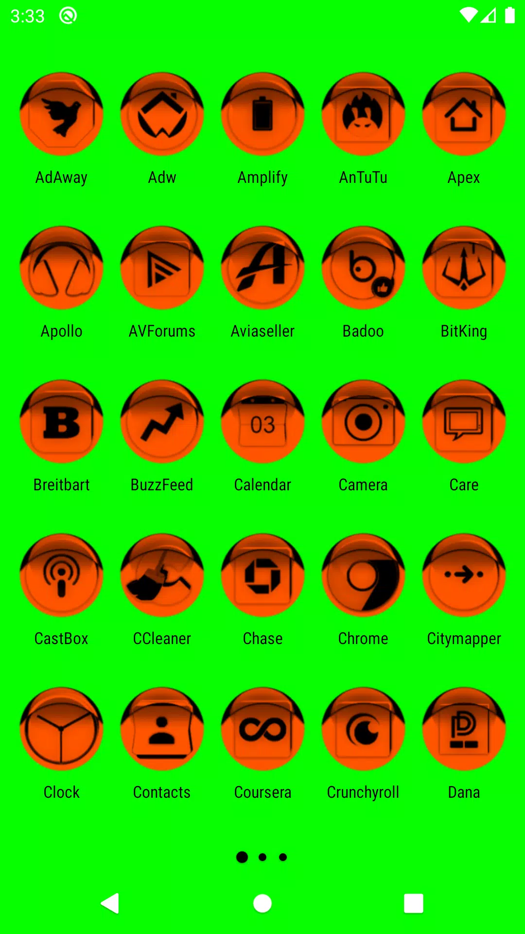 Orange Icon Pack Style 1 Screenshots