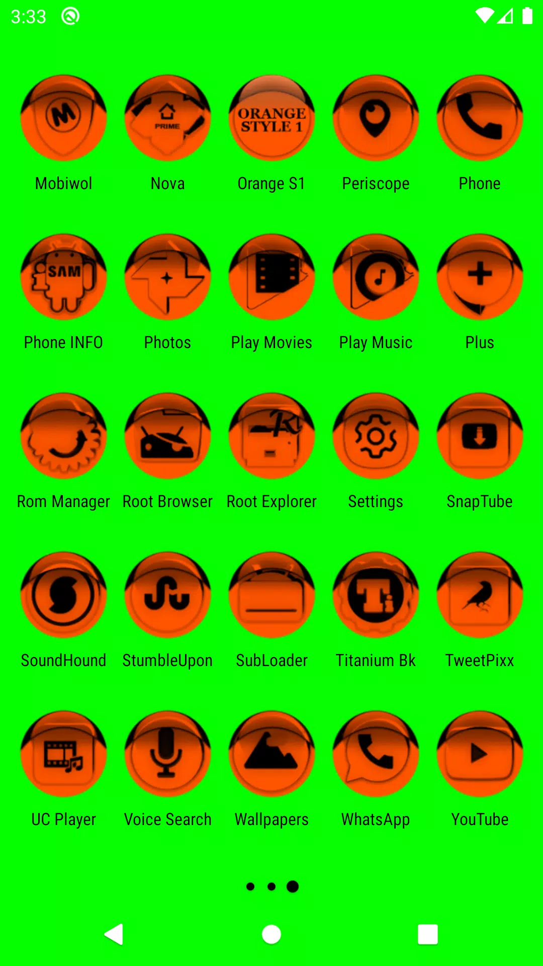 Orange Icon Pack Style 1 Screenshots