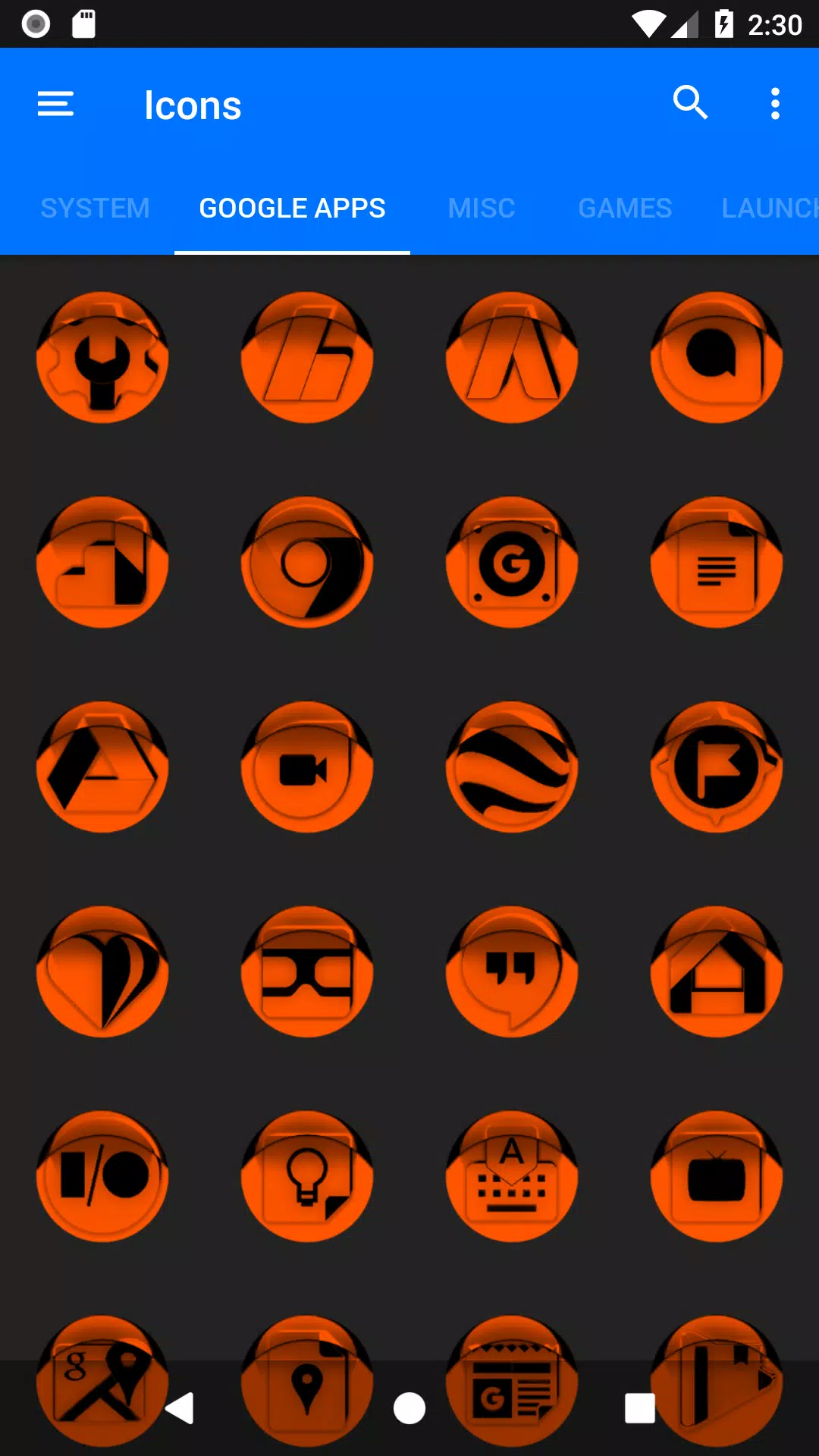 Orange Icon Pack Style 1 Screenshots