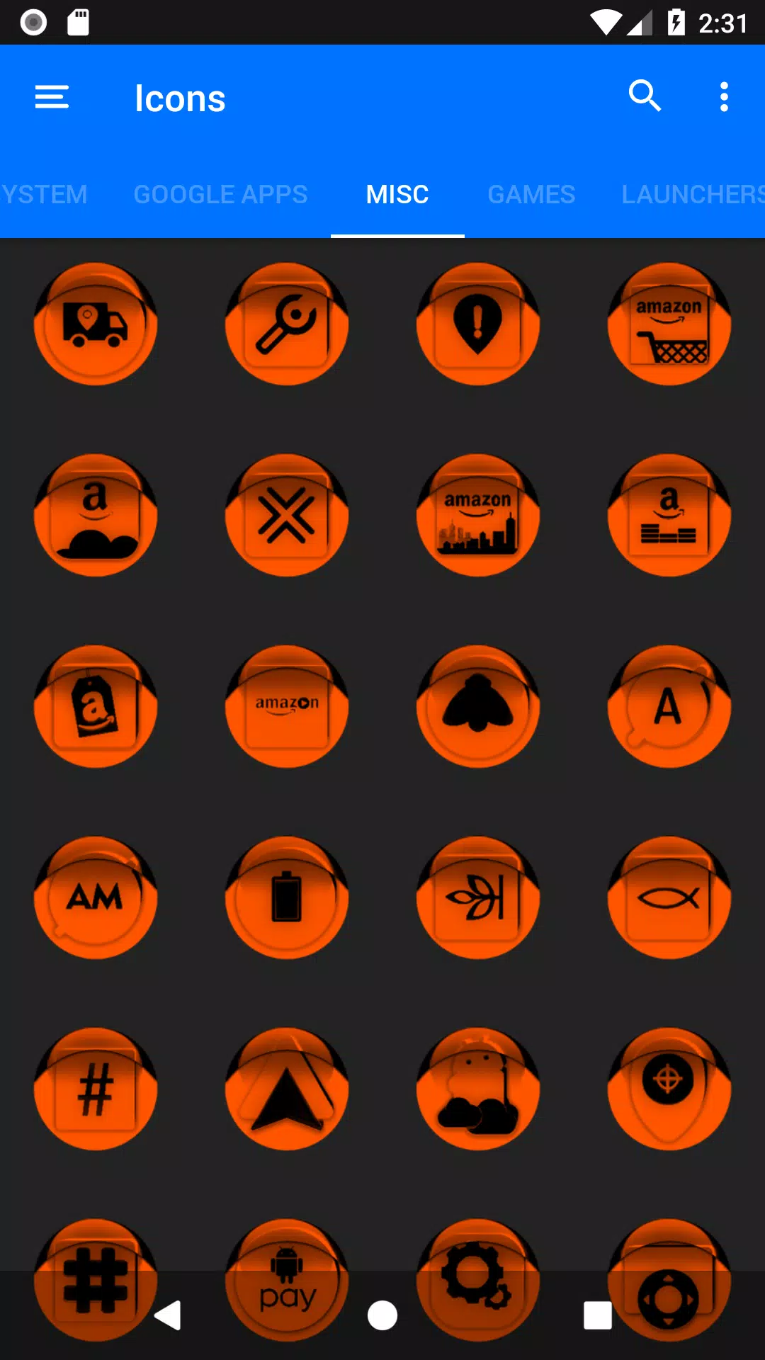 Orange Icon Pack Style 1 Screenshots