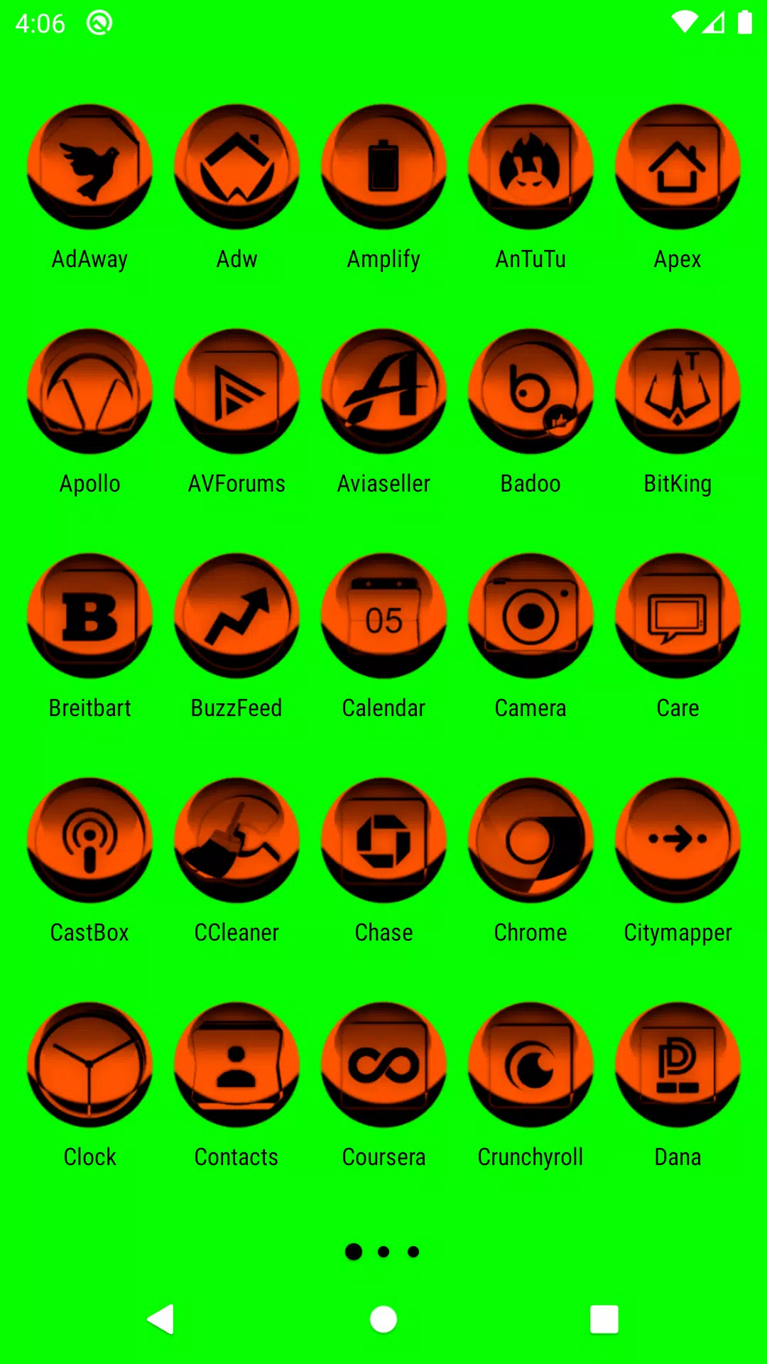 Orange Icon Pack Style 3 Screenshots