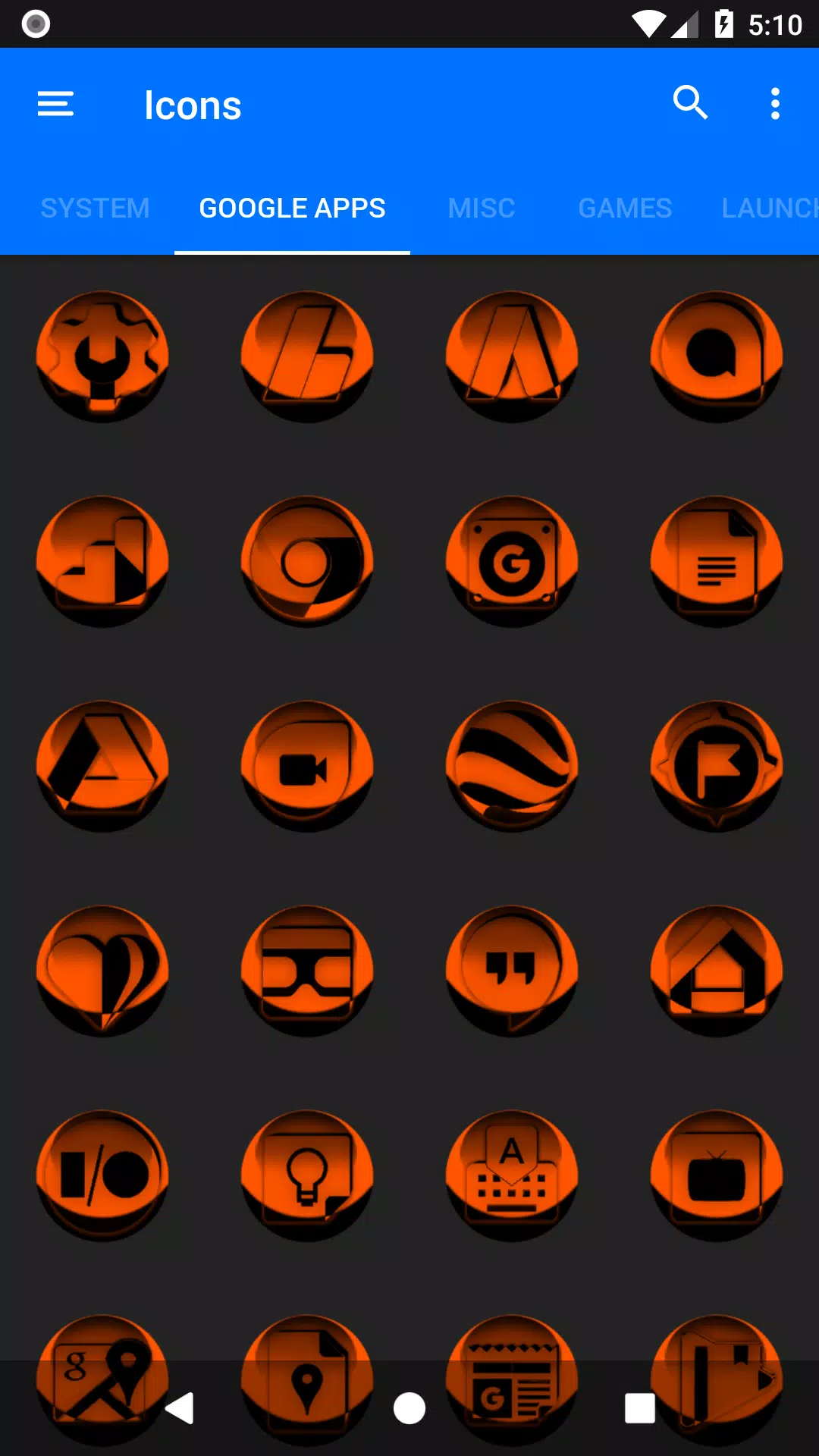 Orange Icon Pack Style 3 Screenshots