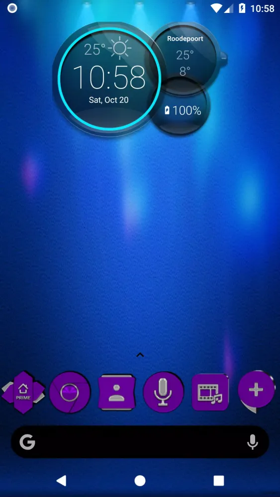 Captures d'écran de Purple Icon Pack