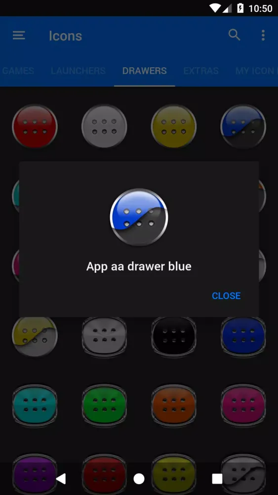 Captures d'écran de Purple Icon Pack
