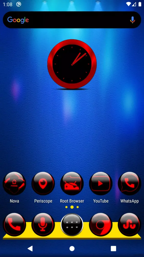 Red Glass Orb Icon Pack应用截图