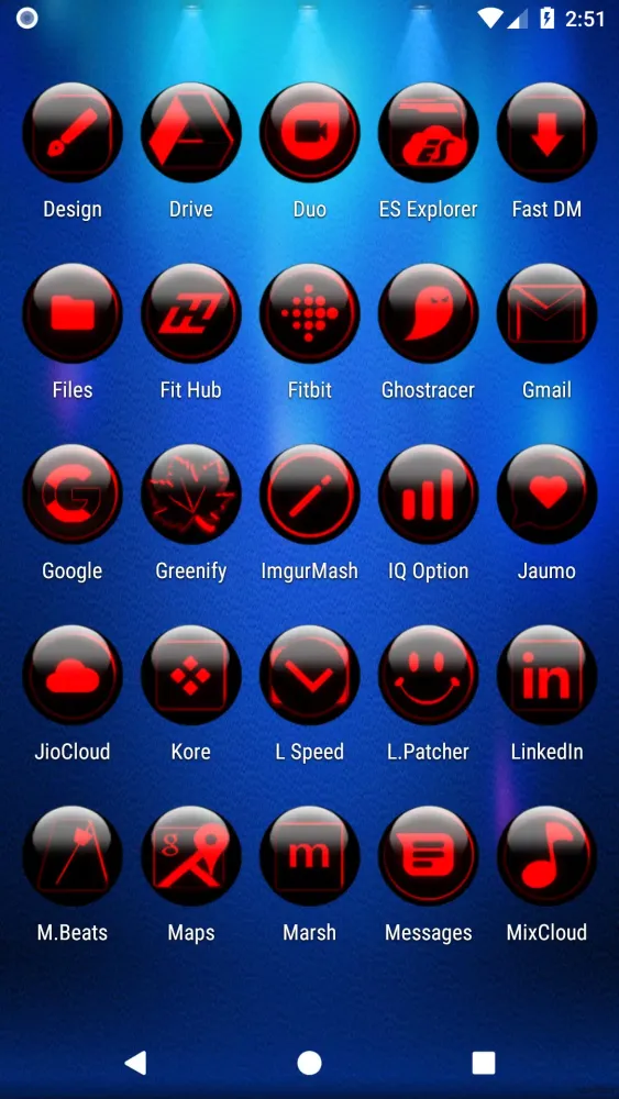 Red Glass Orb Icon Pack应用截图