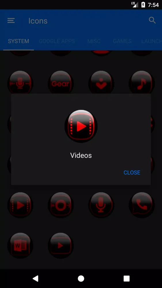 Red Glass Orb Icon Pack应用截图