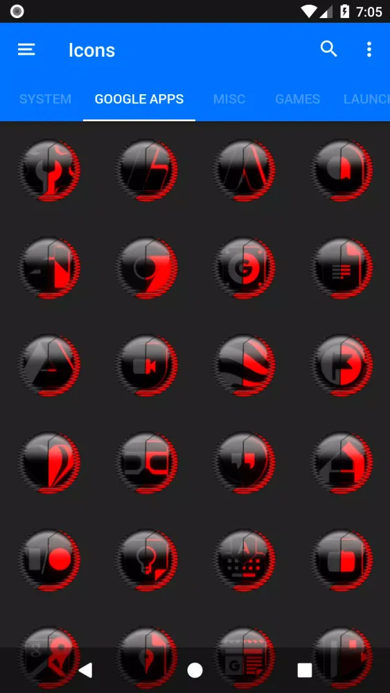 Red Icon Pack Style 8 Screenshots