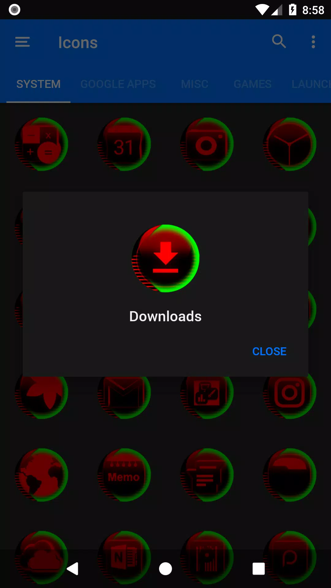 Red Icon Pack Style 7 Screenshots