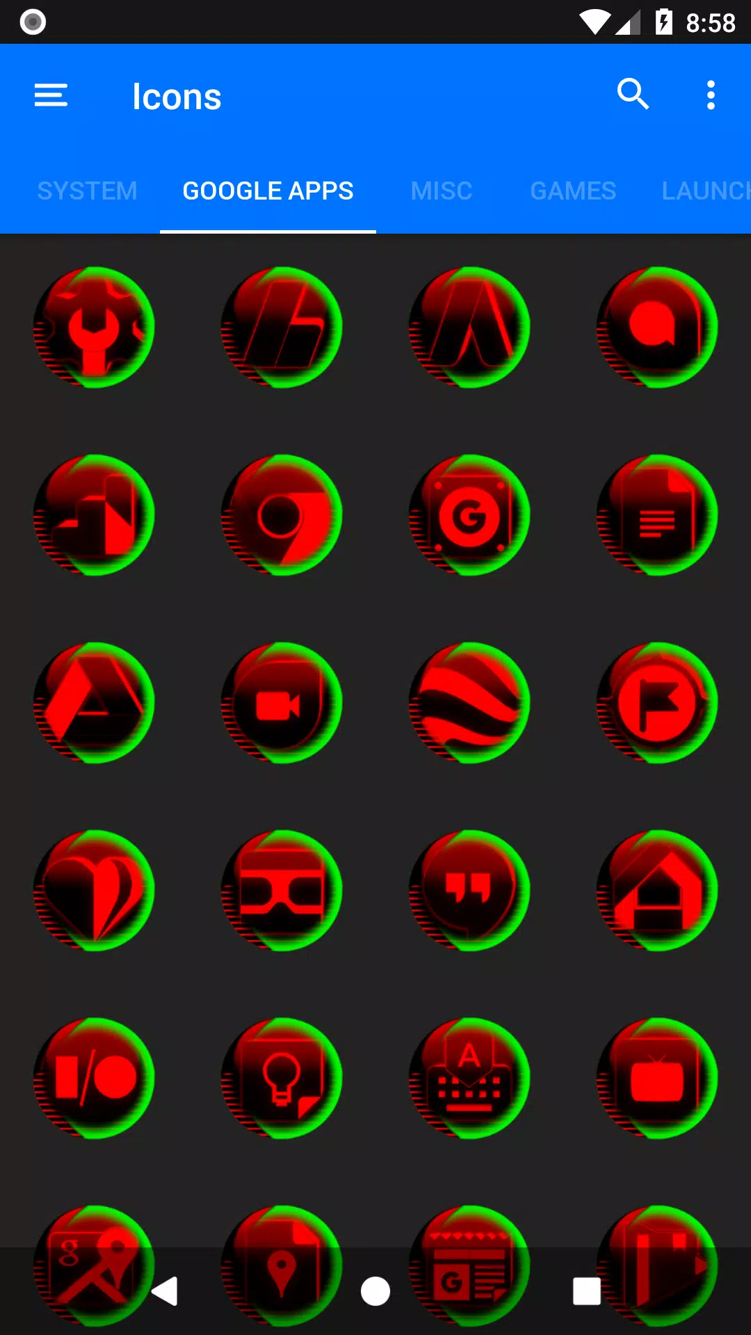 Red Icon Pack Style 7 Screenshots