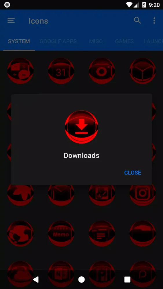 Red Icon Pack Style 2應用截圖
