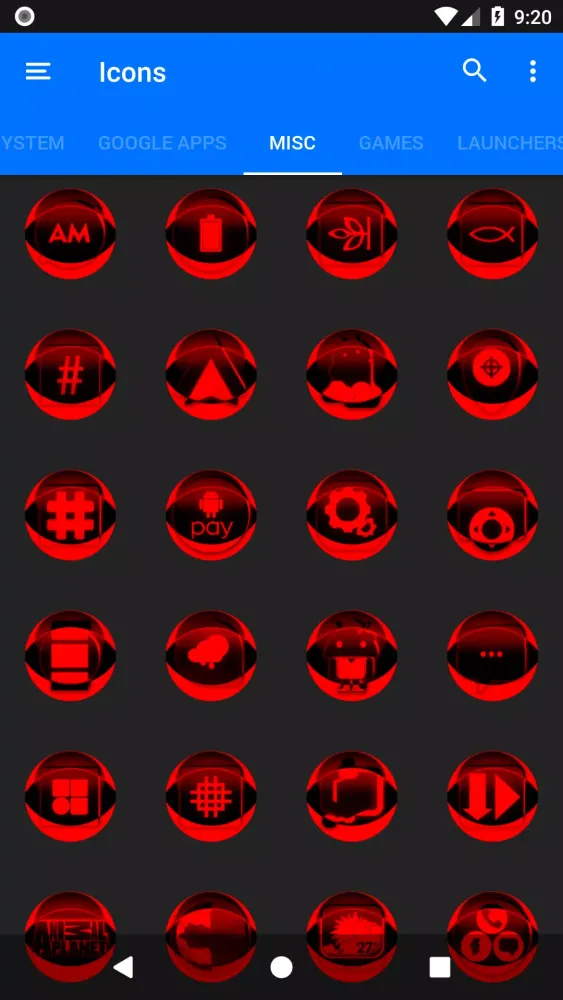 Red Icon Pack Style 2應用截圖