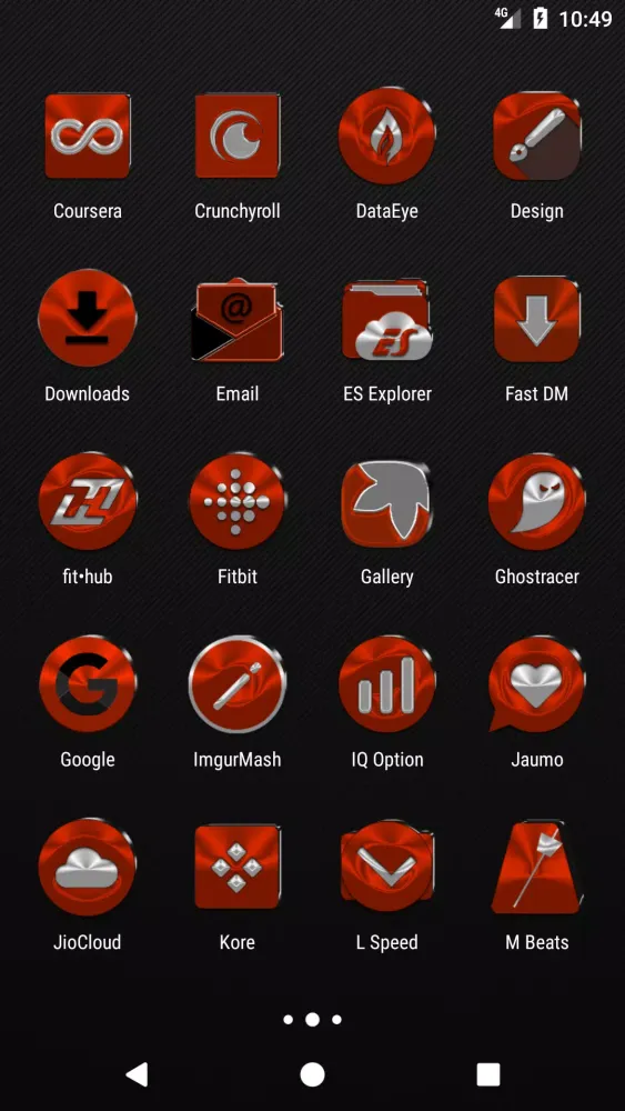 Red Orange Icon Pack應用截圖
