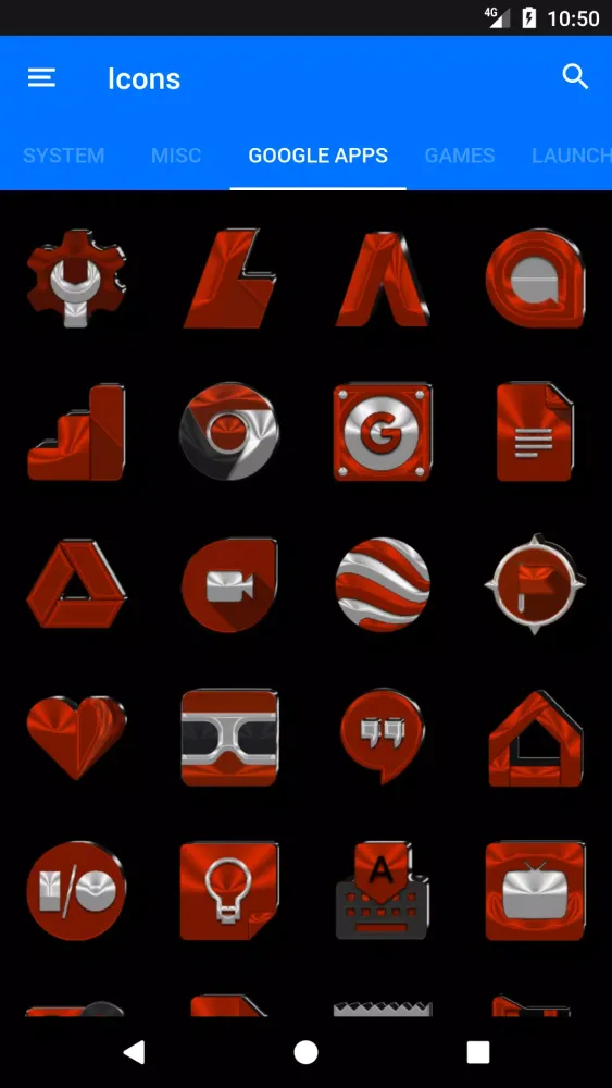 Red Orange Icon Pack應用截圖