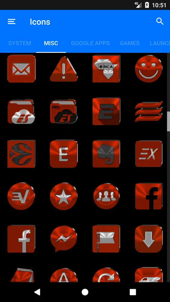 Red Orange Icon Pack應用截圖