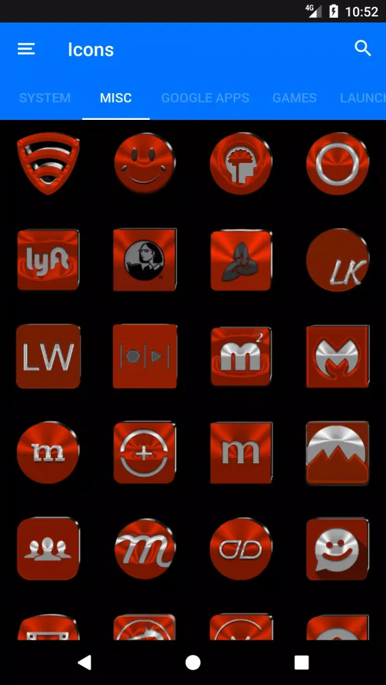 Red Orange Icon Pack應用截圖