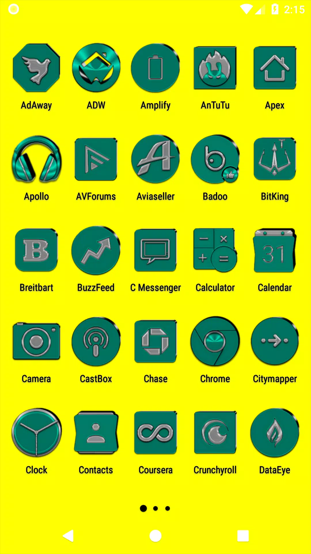 Teal Icon Pack Screenshots