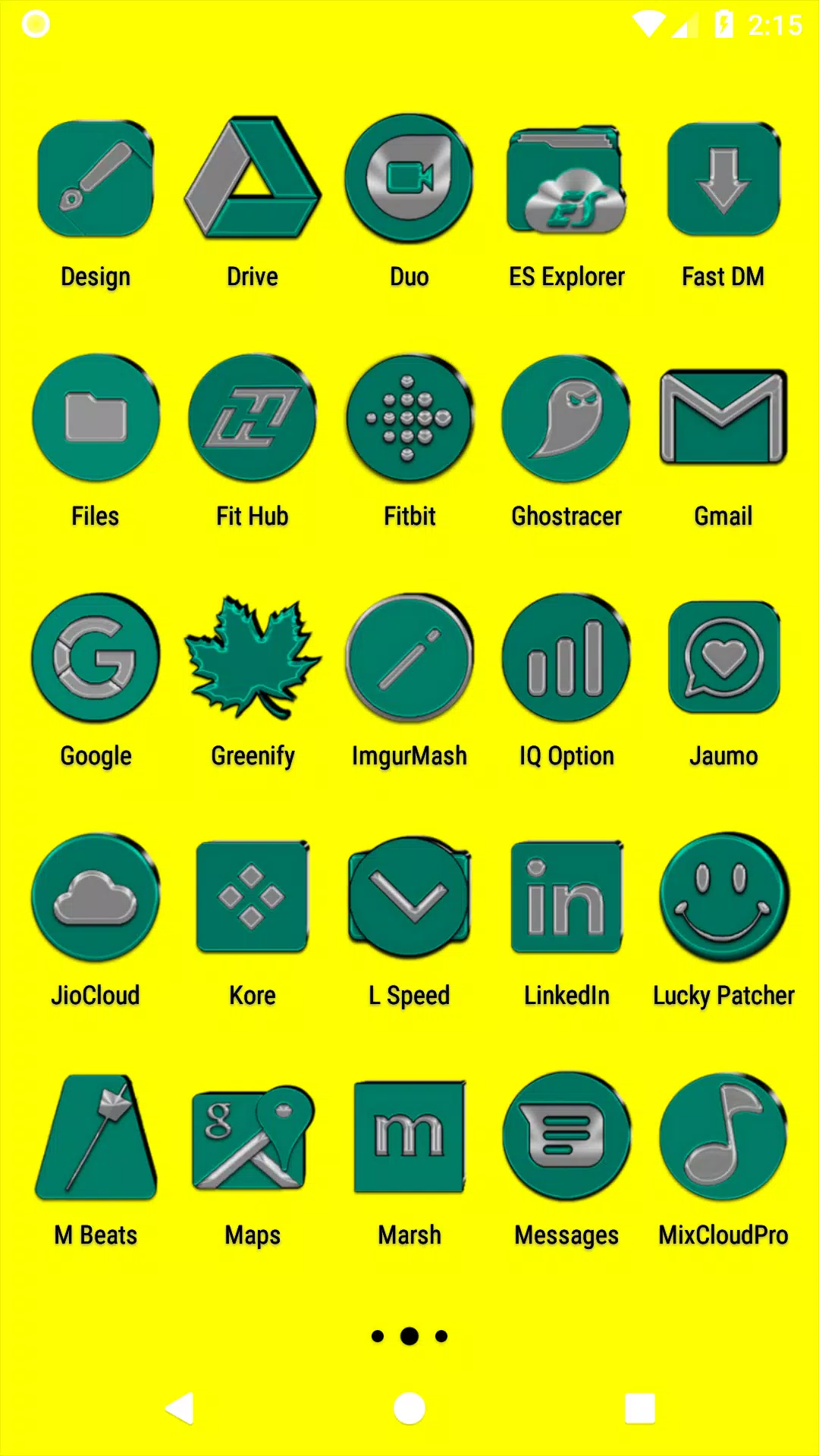 Teal Icon Pack Screenshots