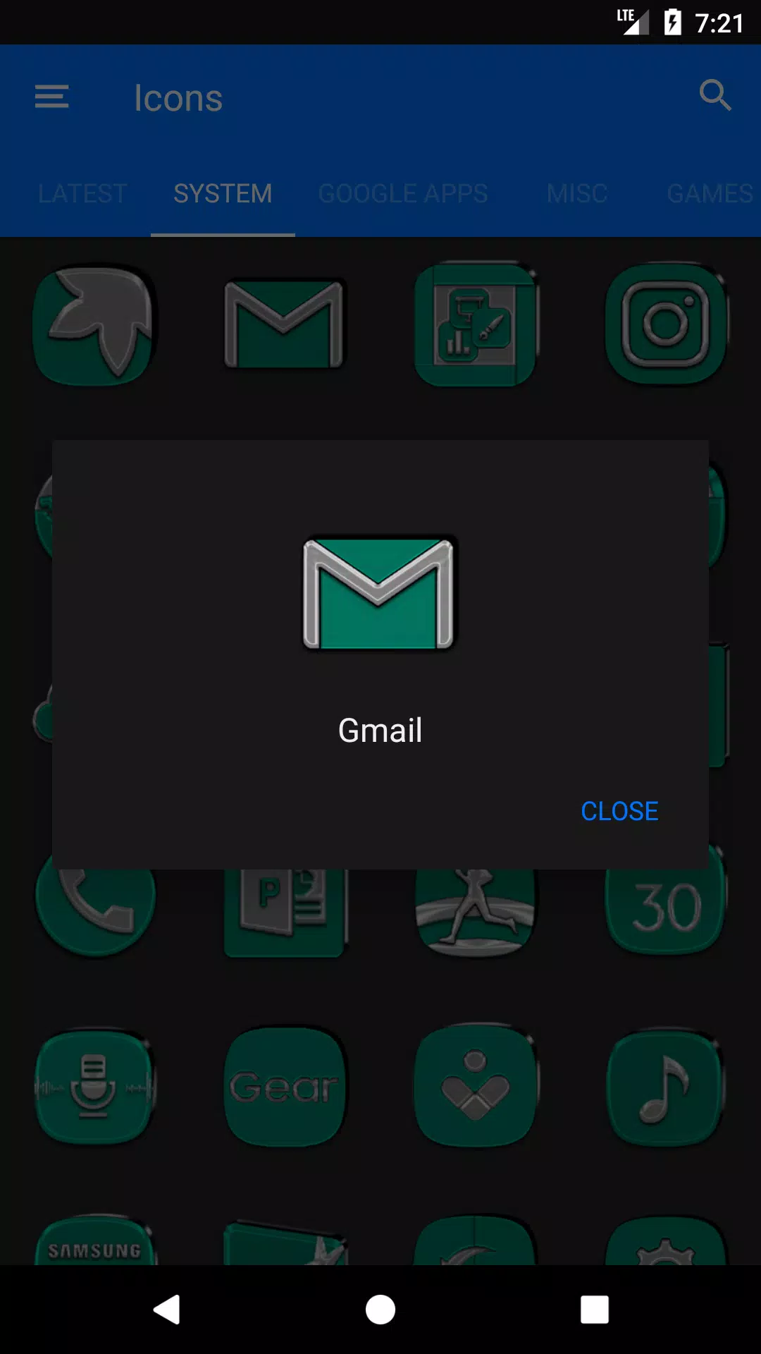 Teal Icon Pack Screenshots