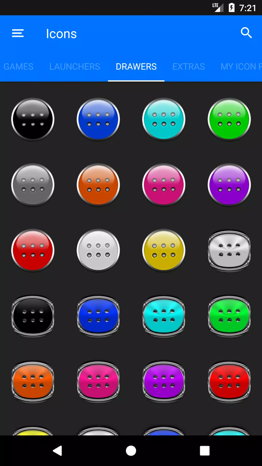 Teal Icon Pack Screenshots