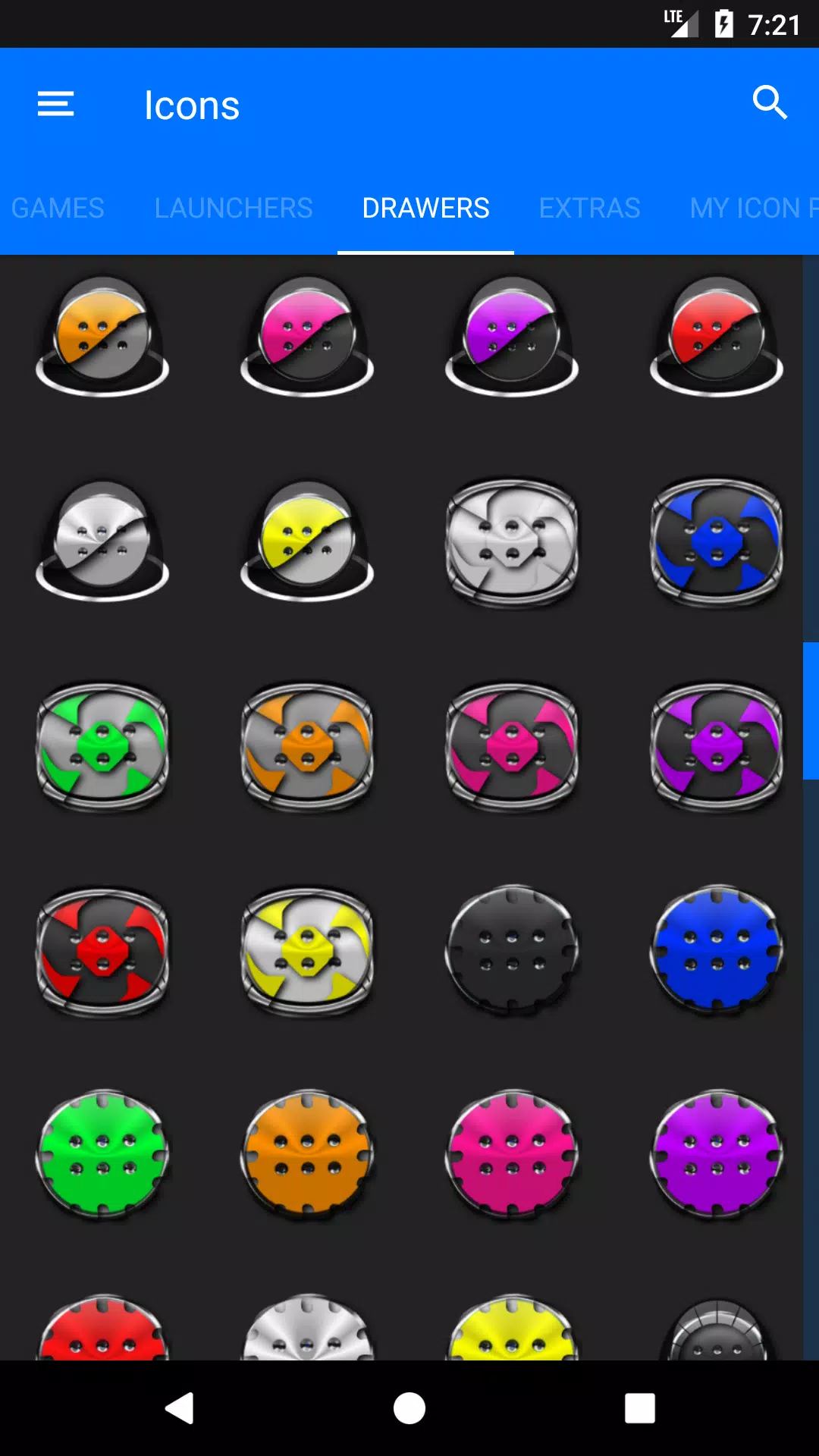 Teal Icon Pack Screenshots
