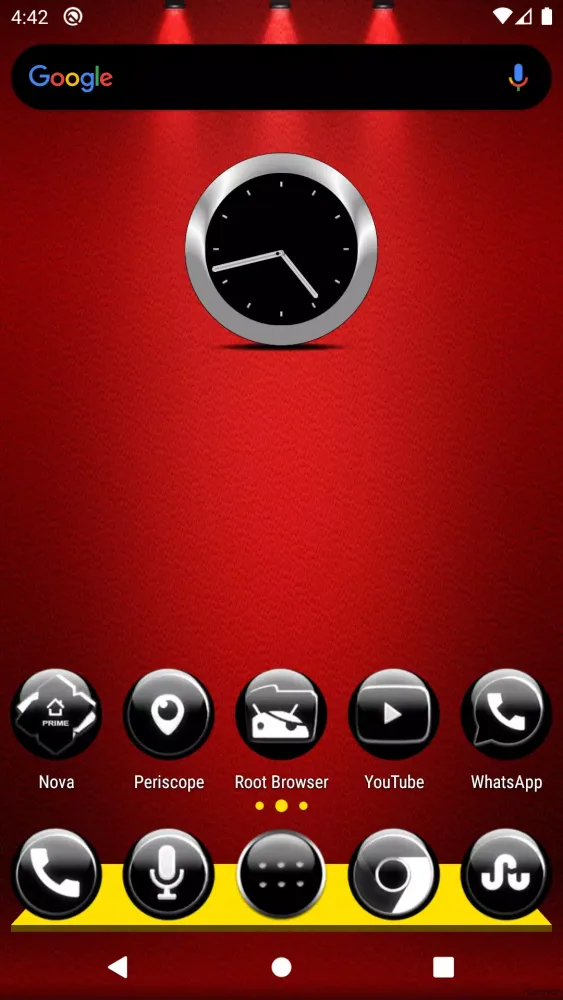 Screenshot di White Glass Orb Icon Pack