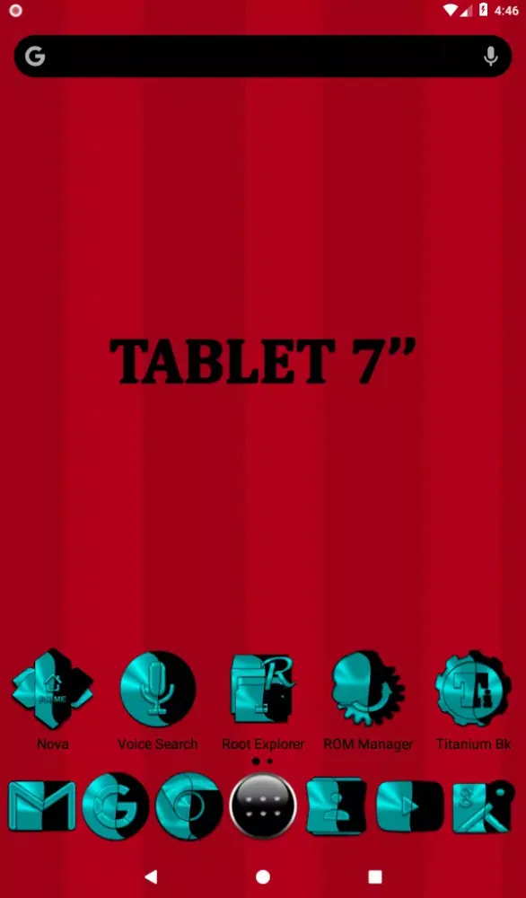 Wicked Cyan Icon Pack Screenshots