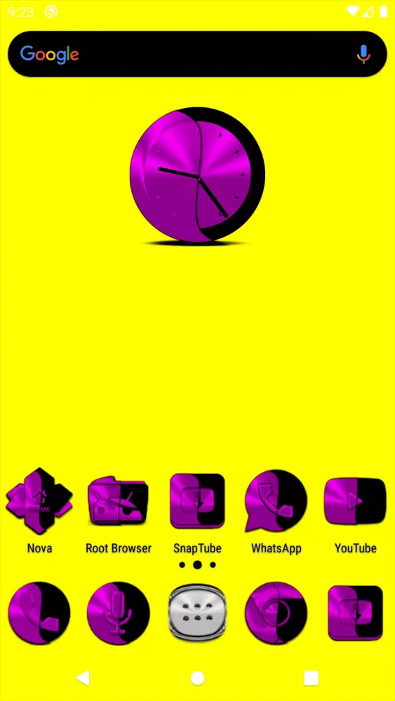 Wicked Magenta Icon Pack سکرین شاٹس
