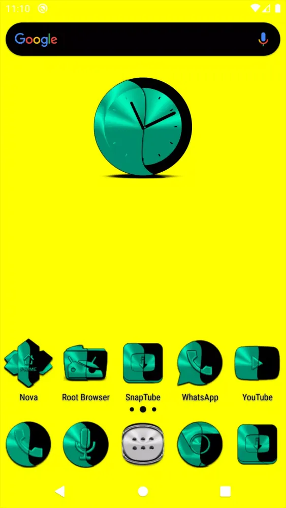 Screenshot di Wicked Teal Icon Pack