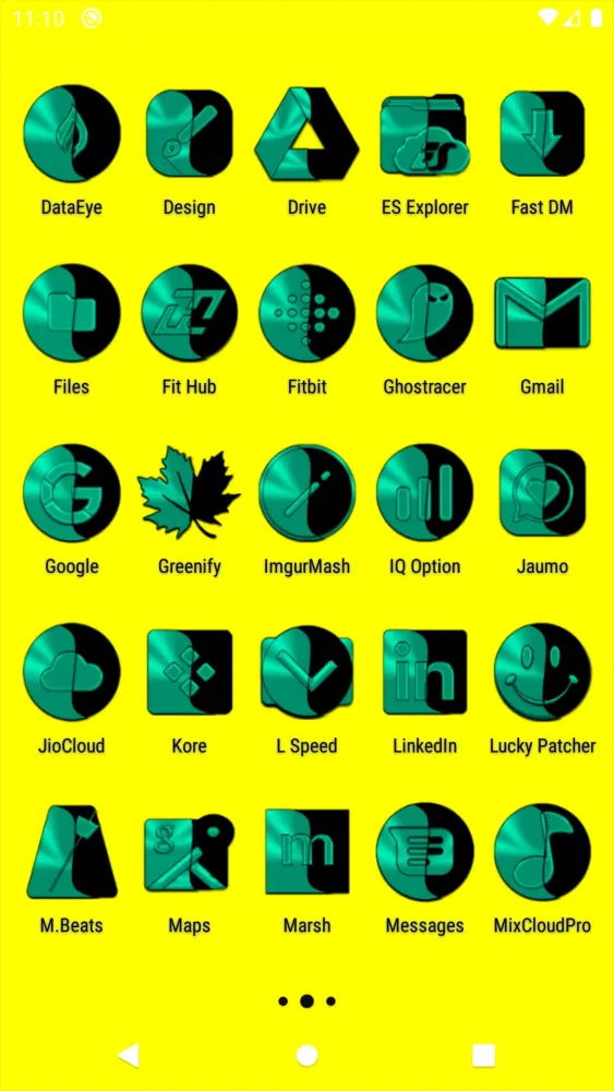Screenshot di Wicked Teal Icon Pack