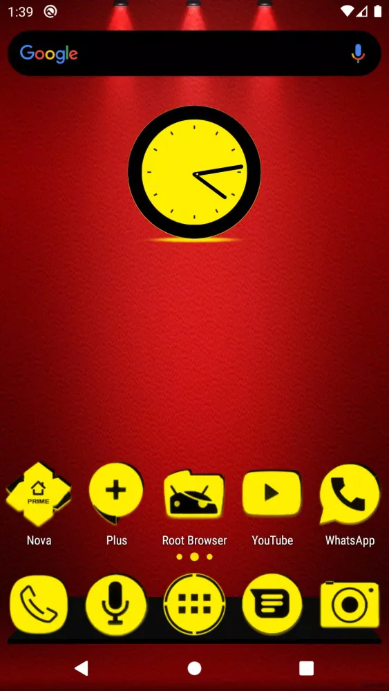 Yellow and Black Icon Pack スクリーンショット