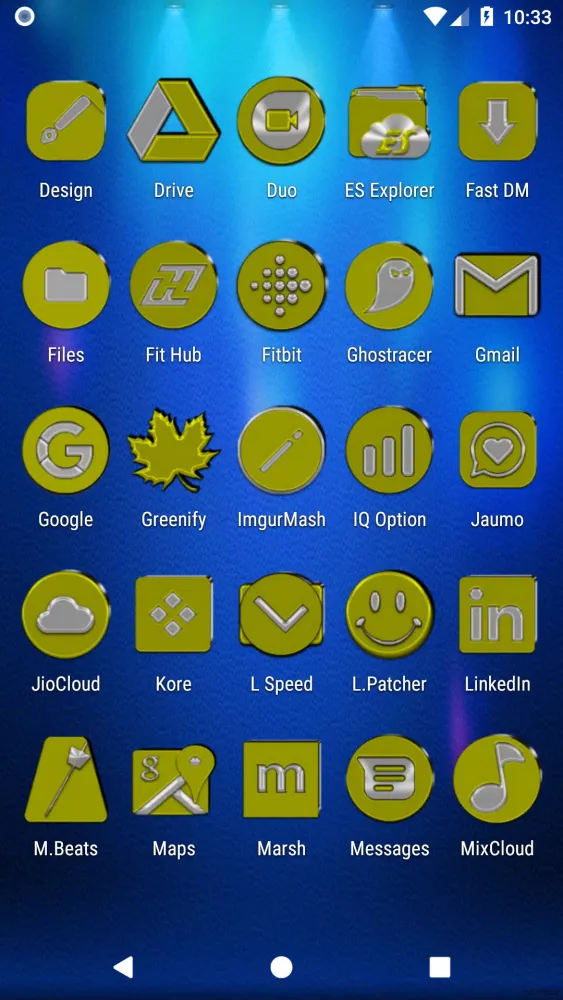 Screenshot di Yellow Icon Pack