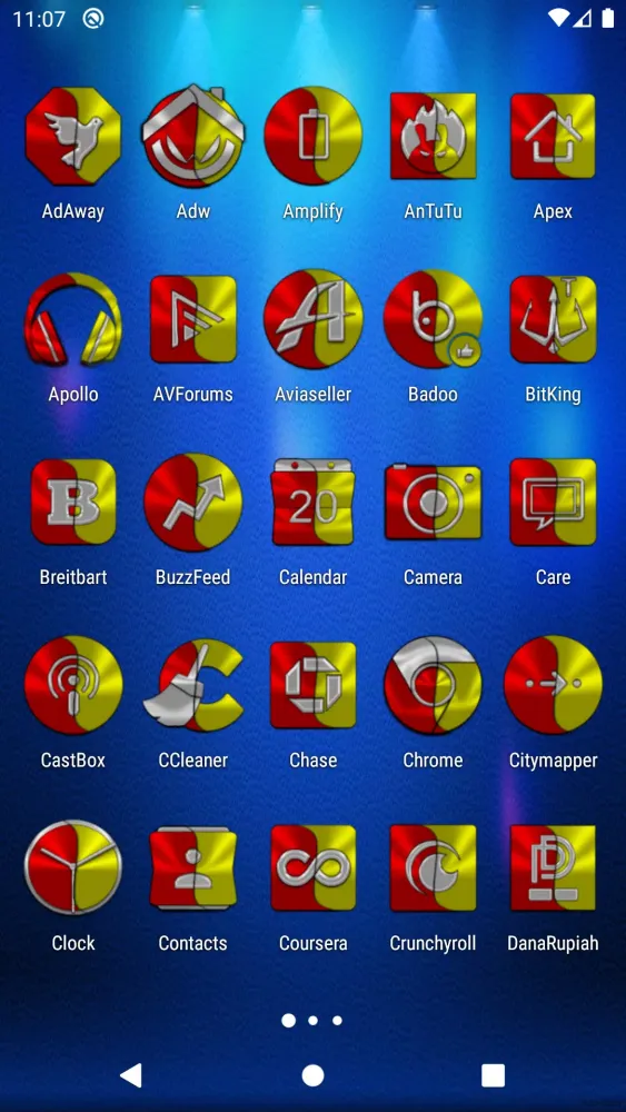 Red and Yellow Icon Pack スクリーンショット