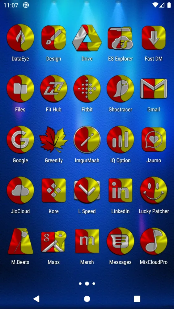 Red and Yellow Icon Pack スクリーンショット