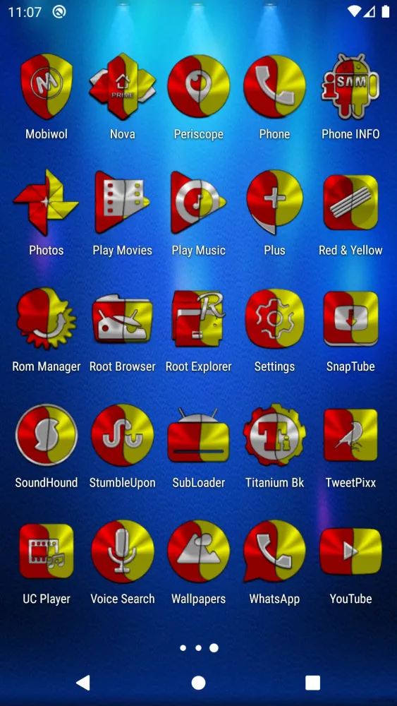 Red and Yellow Icon Pack スクリーンショット