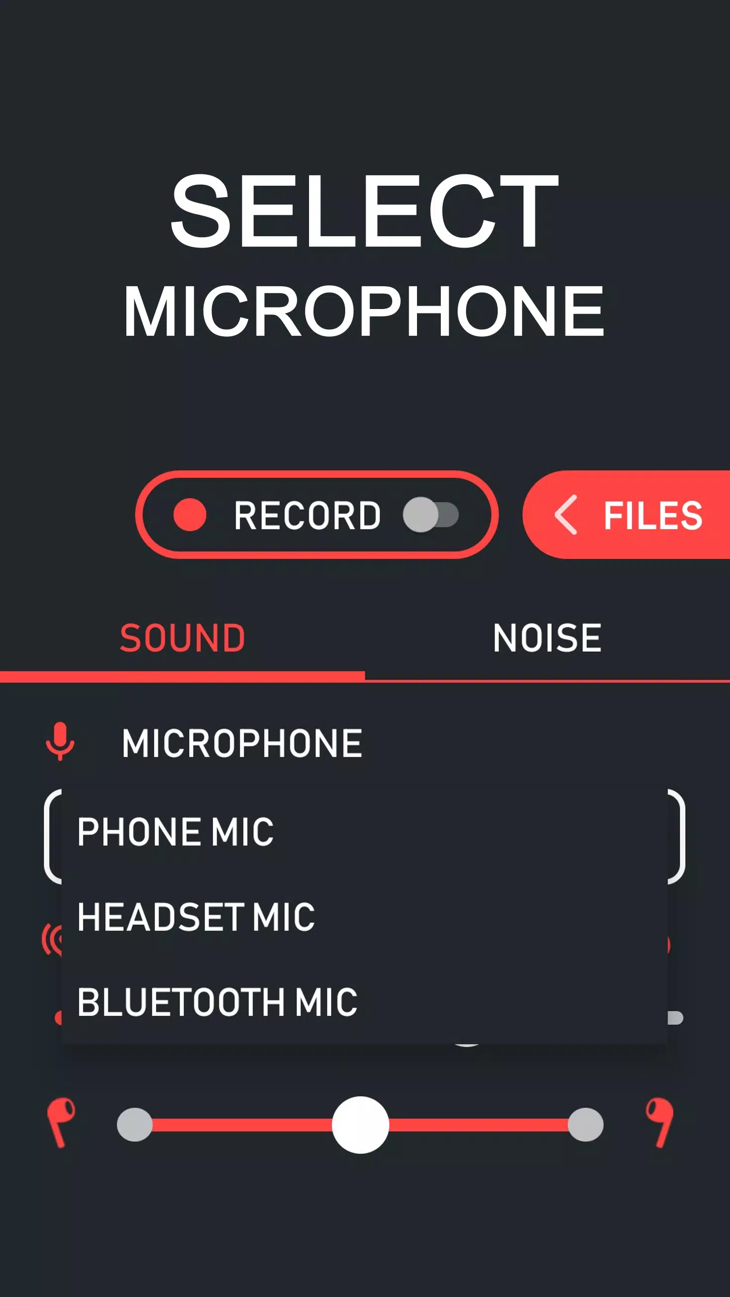 Microphone Amplifier Screenshots