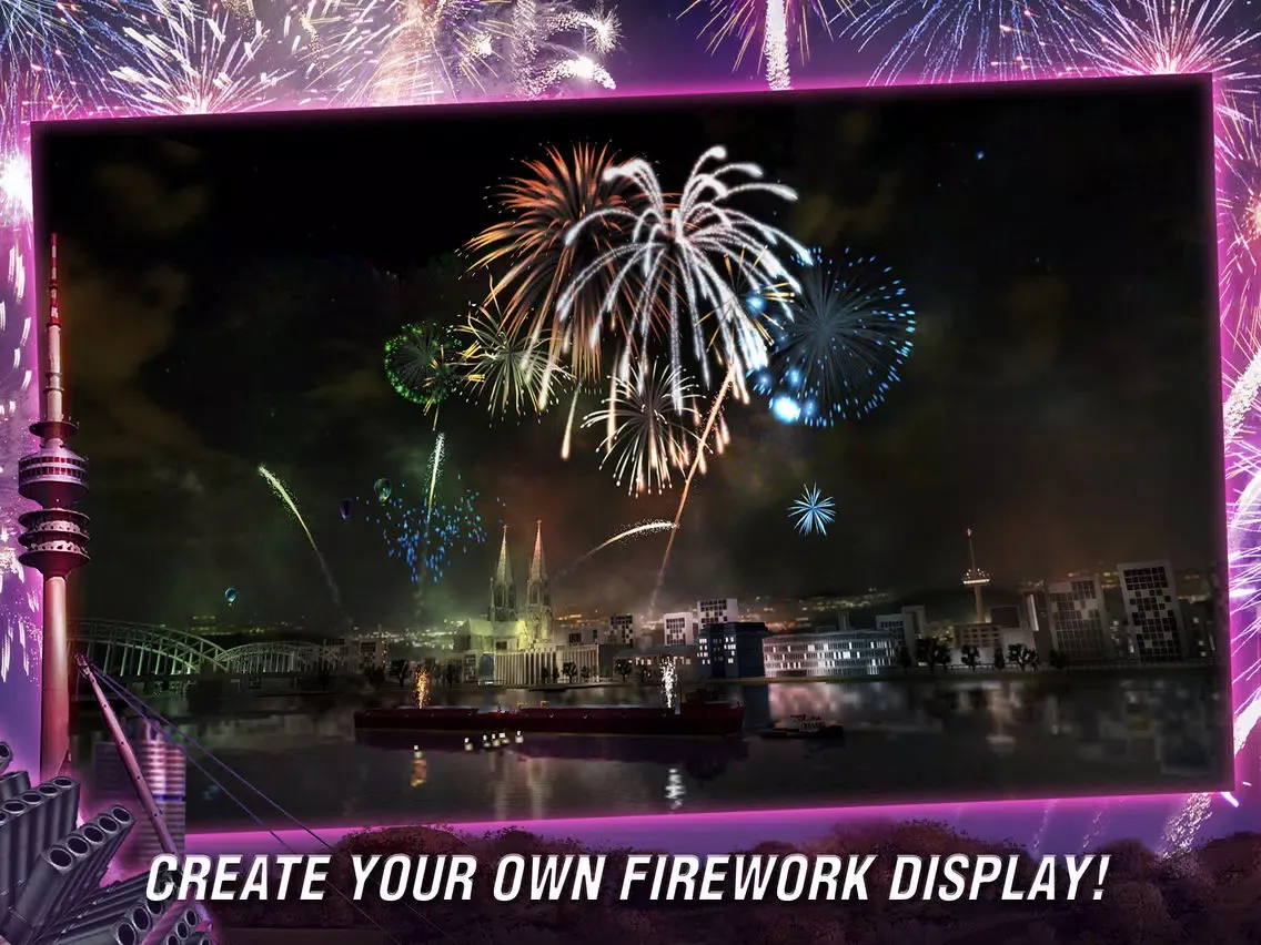 Fireworks Simulator iPad  Screenshots
