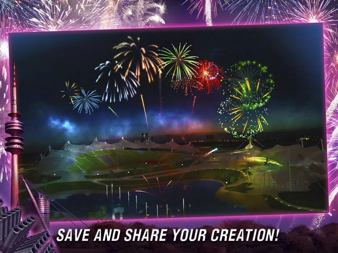 Fireworks Simulator iPad  Screenshots
