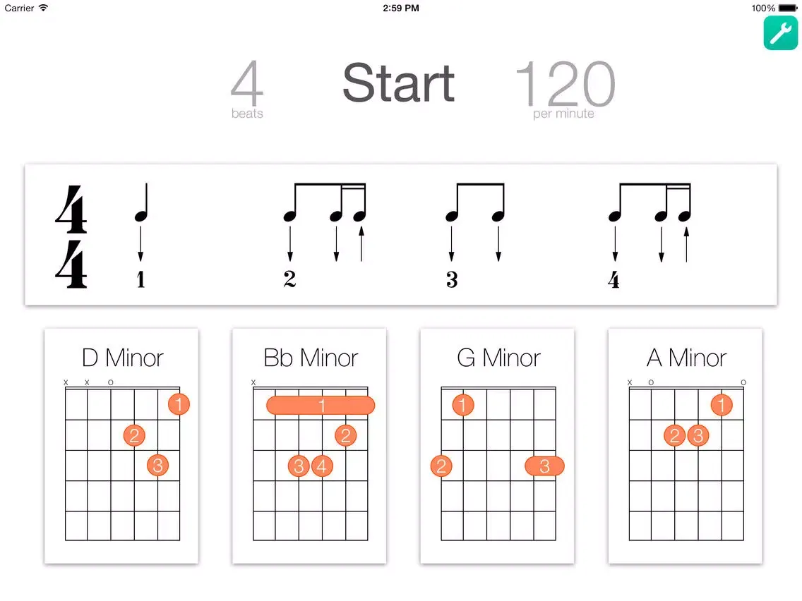 Guitar Trainer iPad  Screenshots
