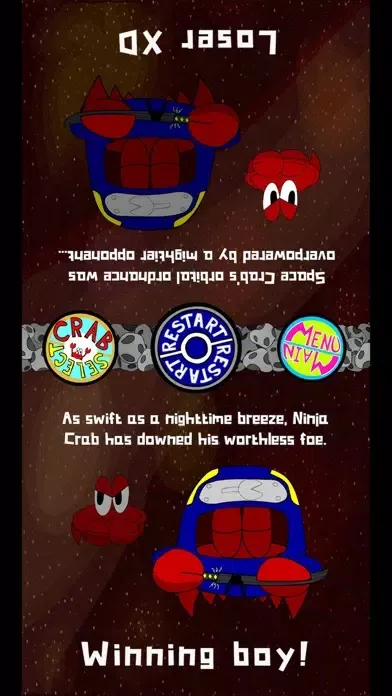 Space Crab VS Demo سکرین شاٹس