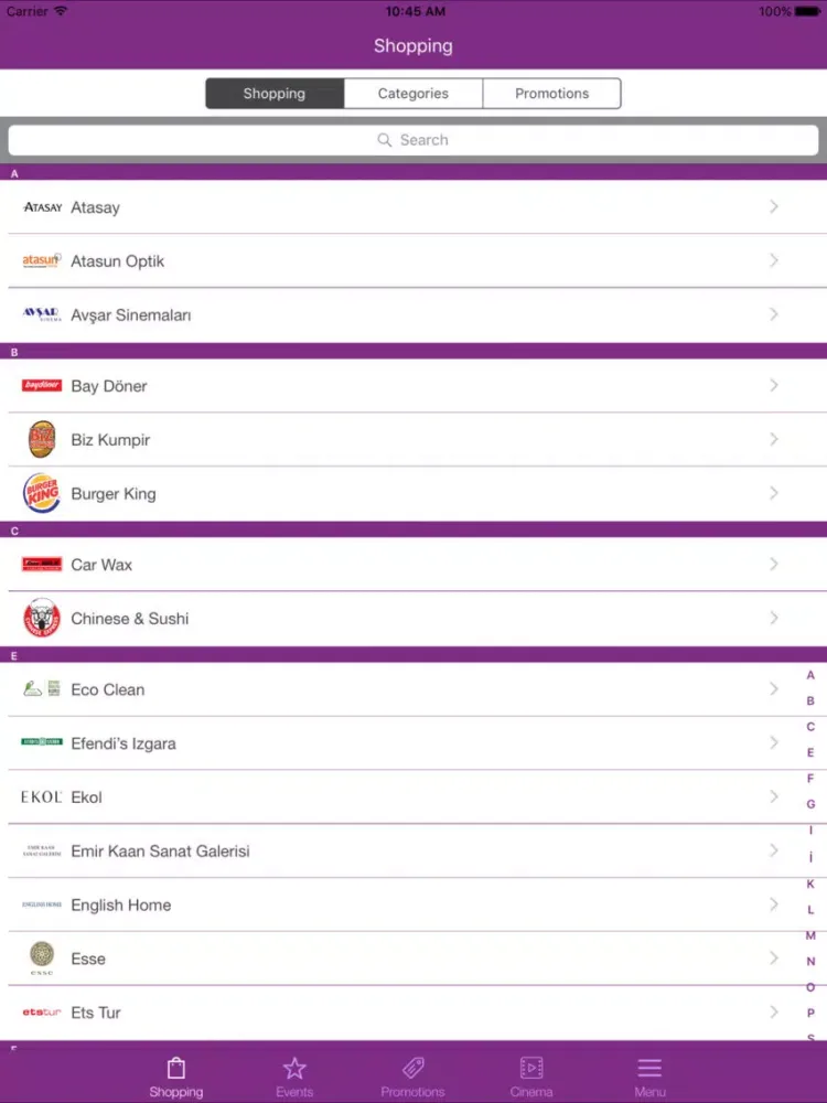 Screenshot di Kozzy Alışveriş ve Kültür Merkezi iPad 